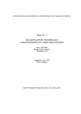 Paper No.3 the DEVELOPING TECHNOLOGY and ECONOMICS