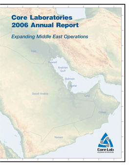 Core Laboratories 2006 Annual Report