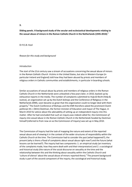 3. Sliding Panels. a Background Study of the Secular and Ecclesiastical