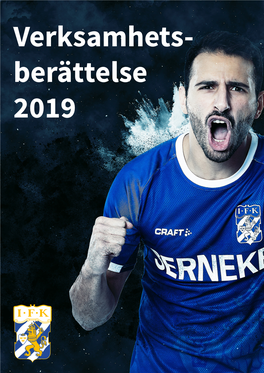 Verksamhets- Berättelse 2019 Idrottsföreningen Kamraterna Göteborg