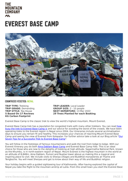 Everest Base Camp