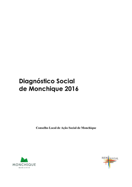 Diagnóstico Social De Monchique 2016