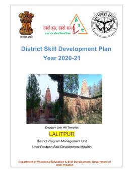 District Skill Development Plan Year 2020-21