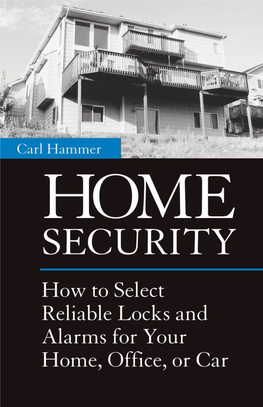 HOME SECURITY This Page Intentionally Left Blank