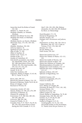 Aaron Ben Jacob Ha-Kohen of Lunel, 162, 166 Abelard, 71, 76N44, 84, 163 Abraham Abulafia, See Abulafia, Abraham Abraham Ben Elie