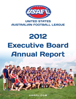 USAFL 2012 Annual Report