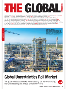 Global Uncertainties Roil Market the Global Construction Market Remains Strong, but the Oil-Price Drop, Economic Instability and Political Turmoil Worry Firms