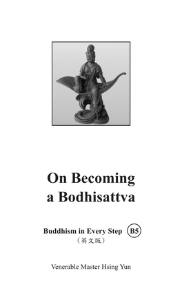 On Becoming a Bodhisattva