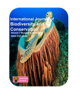 Biodiversity and Conservation Volume 7 Number 4, April 2015 ISSN 2141-243X