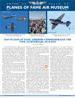 2019 Planes of Fame Airshow Commemorates the 75Th Anniversary of D-Day By: Frank B