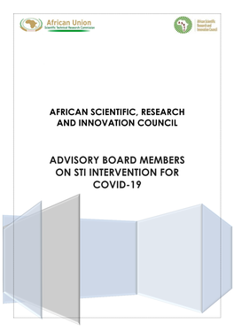 Advisory Board Members on Sti Intervention for Covid-19