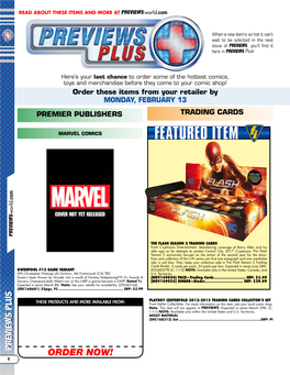 PREVIEWS Plus!