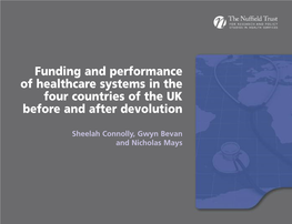 Nuffield Report NHS Efficiency Performance.Pdf