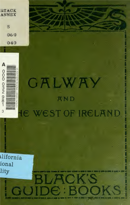 Black's Guide to Galway, Connemara, and the West of Ireland (1912)