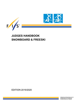 Judges Handbook Snowboard & Freeski