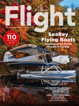 Searey Flying Boats in Canada an Interview with Canadian Distributor John Dunlop by Adam Hunt | Photos John Dunlop