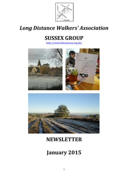 Ldwa Sussex Newsletter – Winter 2014/5