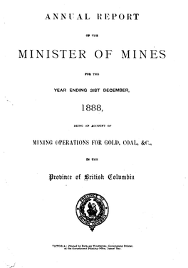 Minister of Mines