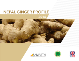 Cover Nepal Ginger Profile