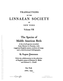 LSNY Transactions V. 7, 1955