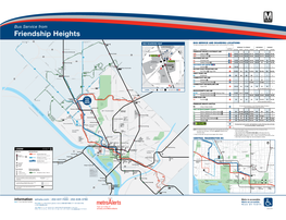 Bus Service from Friendship Heights