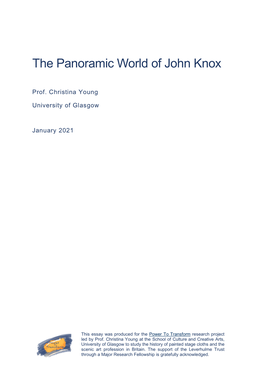 The Panoramic World of John Knox