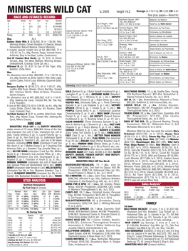 Race and (Stakes) Record Sire Line Family Stud Analysis