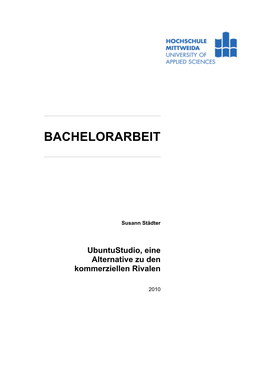 Bachelorarbeit