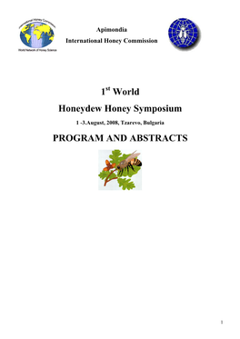 World Honeydew Honey Symposium