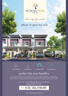 Acacia Park Ph3 Flyer FA with Website 7% Bumi Discount