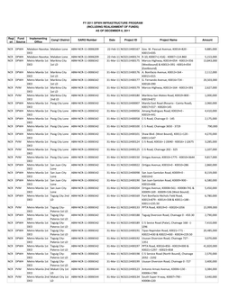 2011 DPWH Infrastructure Program-12-6-11