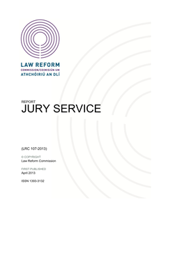 Report on Jury Service