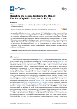 The Anti-Capitalist Muslims in Turkey