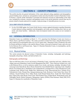 Section 4 County Profile