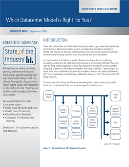 Which Datacenter Model Is Right for You?