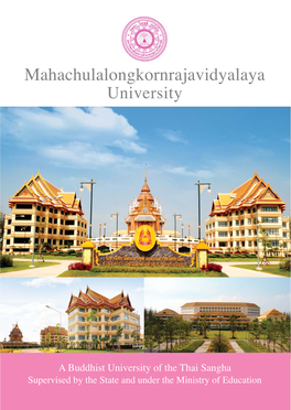 Mahachulalongkornrajavidyalaya University