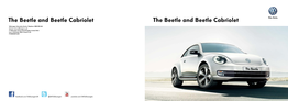 2014 VW Beetle / Beetle Cabriolet Sales Brochure