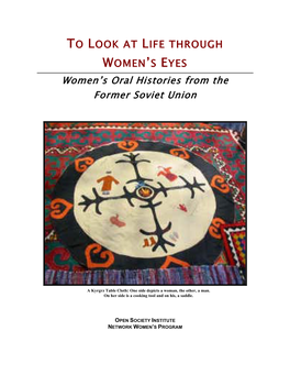 Women's Oral Histories from the Former Soviet Union