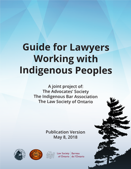 Guide for Lawyers Working with Indigenous Peoples