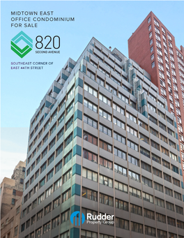 Midtown East Office Condominium for Sale