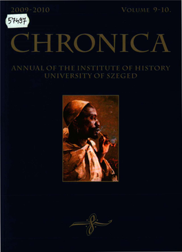 Chronica Annual of the Institute of History University of Szeged Chronica