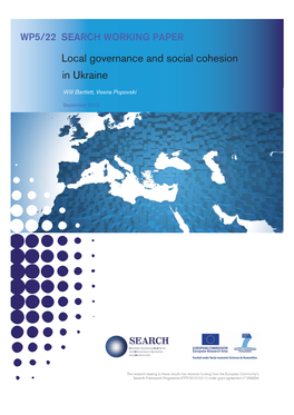 Local Governance and Social Cohesion in Ukraine