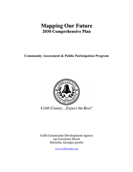 Mapping Our Future 2030 Comprehensive Plan