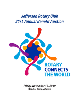 Jefferson Rotary Club 21St Annual Benefit Auction