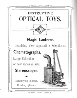 Gebrüder Bing: Instructive Optical Toys