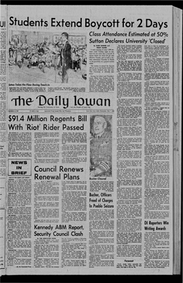 Daily Iowan (Iowa City, Iowa), 1969-05-07