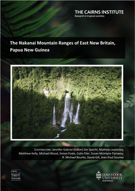 The Nakanai Mountain Ranges of East New Britain, Papua New Guinea
