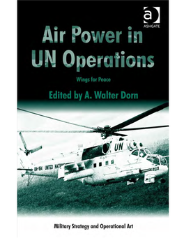 Air Power in UN Operations: Wings for Peace