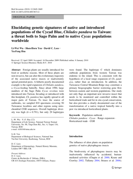 Elucidating Genetic Signatures of Native and Introduced Populations