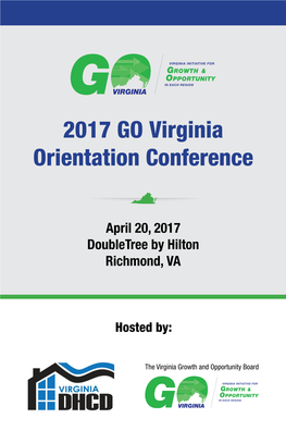 2017 GO Virginia Orientation Conference